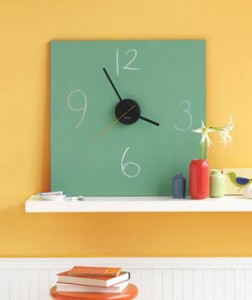 chalkboard clock by craftstew Handmade Clocks