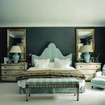blue bedroom symmetry via decorpad