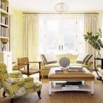 butter yellow living room via decorpad