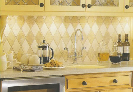 Kitchen Tile Backsplash on Countertop Backsplash Via Freediyhomeimprovement Where Being Trendy