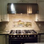 clay subtile tile backsplash via designwithchristine