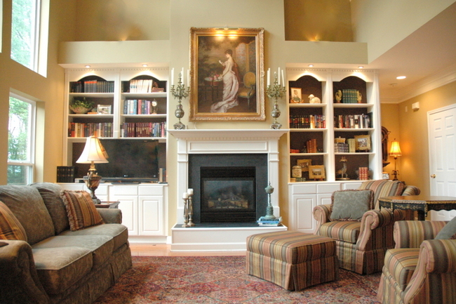 staged formal living room