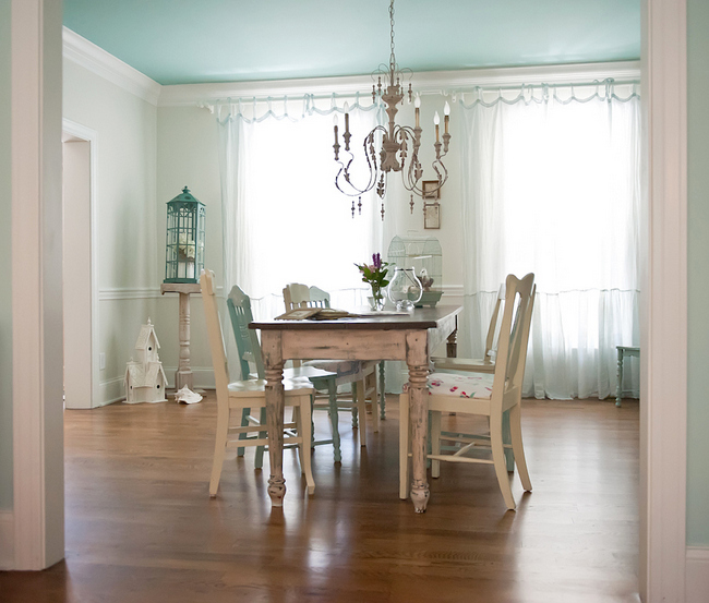 shabby chic dining room