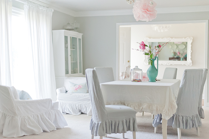 shabby chic dining rooms