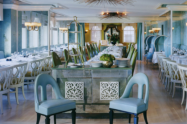 Kelly Wearstler Interiors Bergdorf Goodman Restaurant  Contemporary home  furniture, Kelly wearstler, Top interior designers