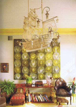 crystal sailboat chandelier