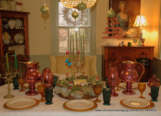Kristie Barnett's Christmas Dining Table