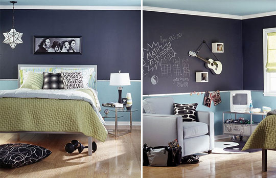 paint matte walls chalkboard painting living chalk bedroom inspiration decorologist trim headboard colors dark using gray cool dzine ohdeedoh seriously