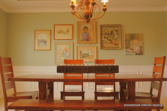 Showcasing Art in Your Dining Room