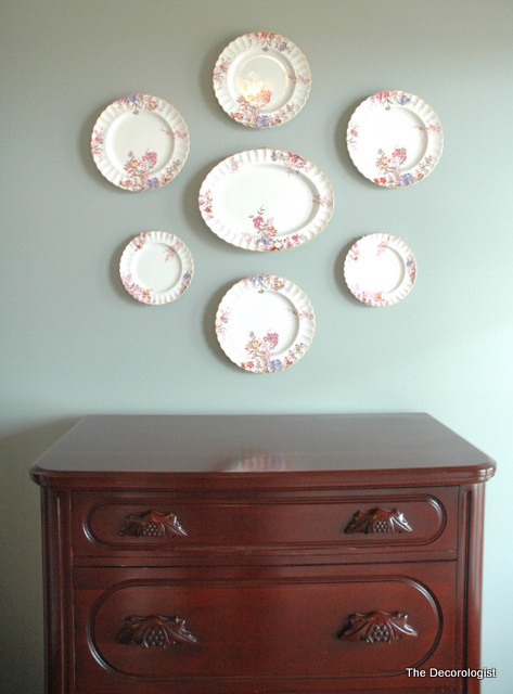 How to Hang Plates & Art Groupings