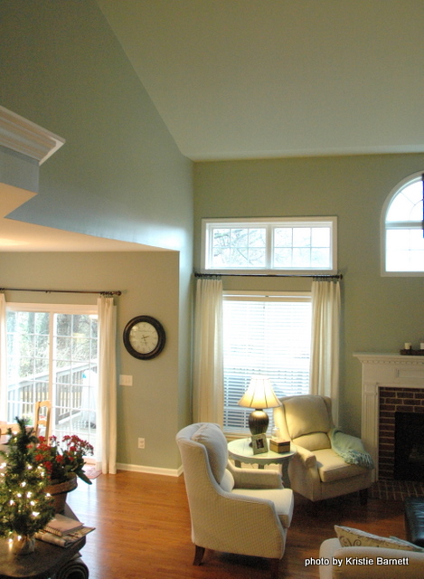 Colors Read Lighter On The Ceiling, How To Paint Ceiling And Walls Same Color