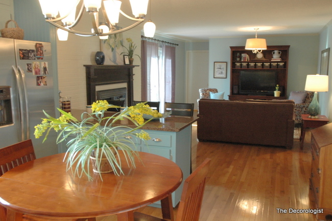 blue living room