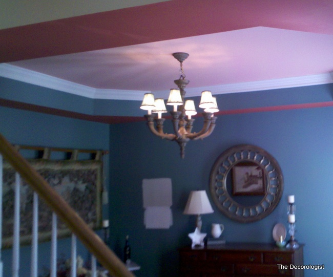 bad tray trey ceiling colors