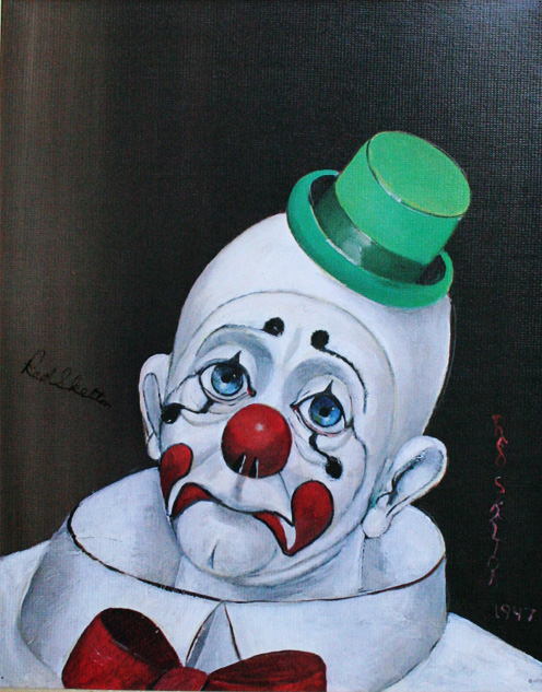 Sad Face Clown