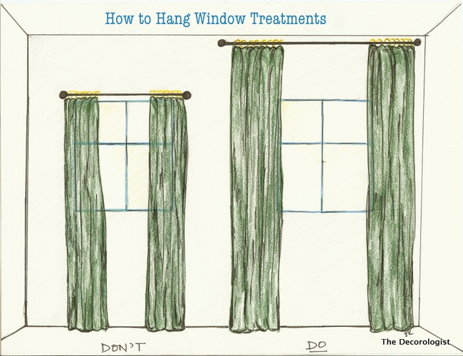 How To Hang Curtains At Ceiling Height | www.cintronbeveragegroup.com