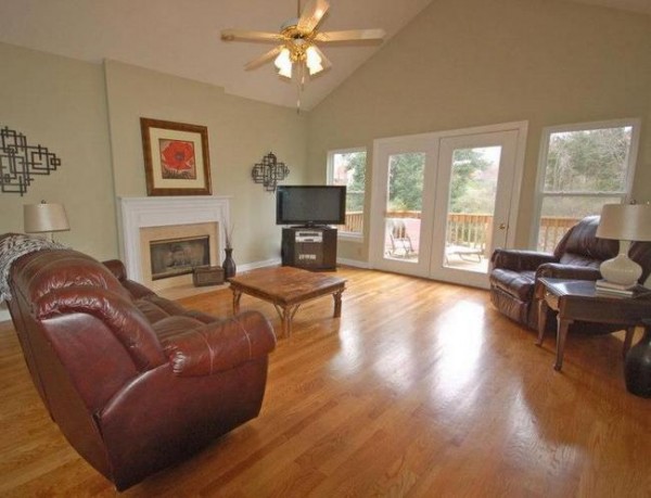 staged living room