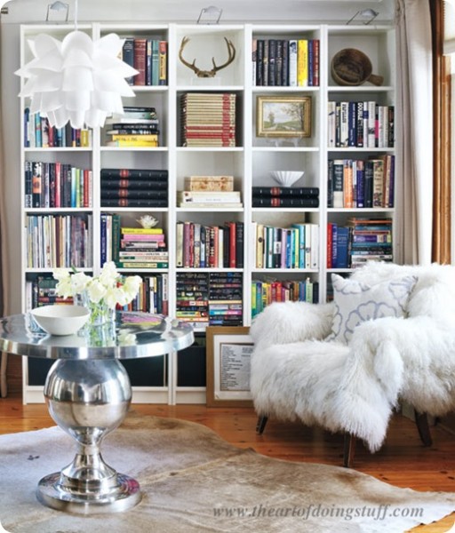 bookcase styling