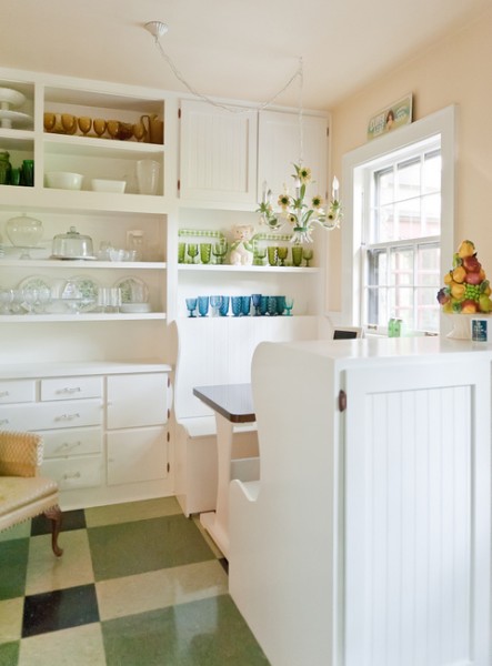 yellow period kitchen