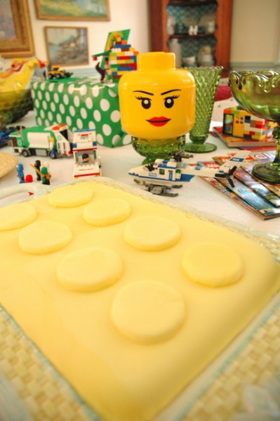 lego cake party
