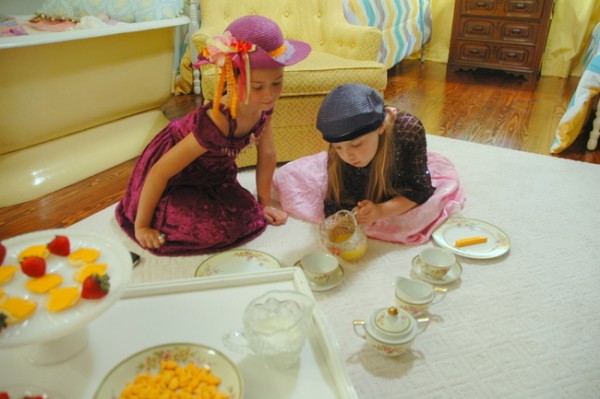 little girls tea party