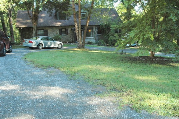 gravel driveway