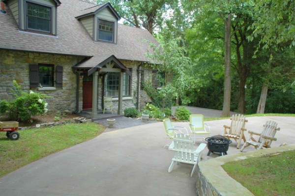 concrete driveway