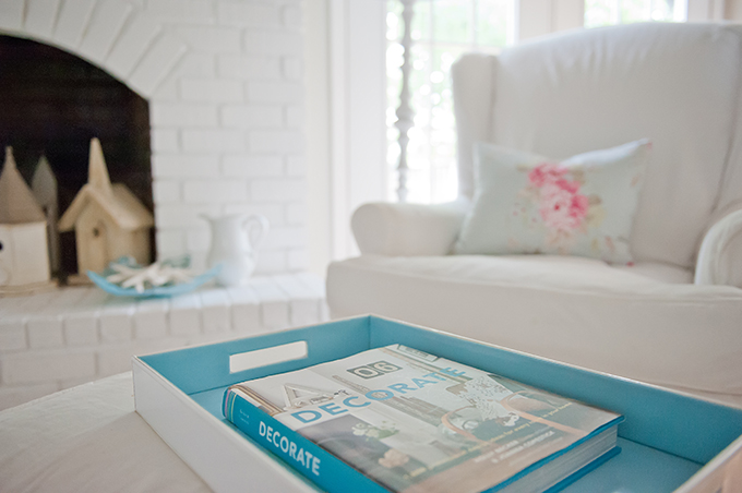 turquoise tray
