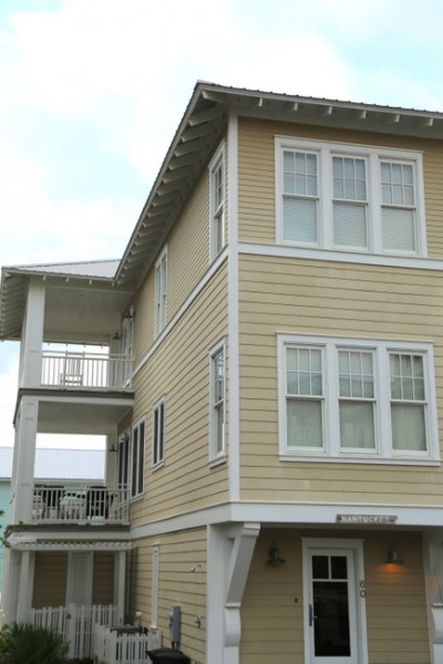 beige beach house