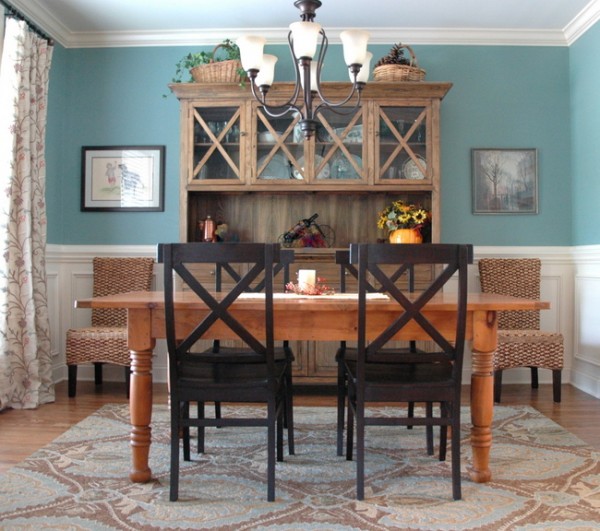 blue paint color dining room