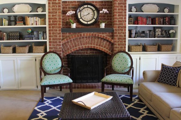 painted bookcase