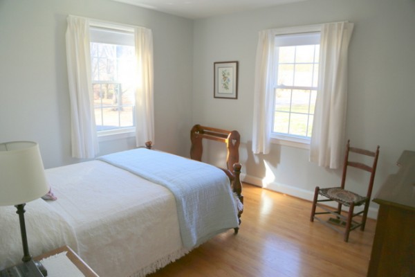 bedroom after staging