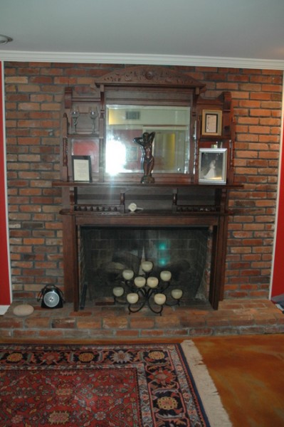 fireplace before