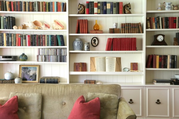 bookcase styling