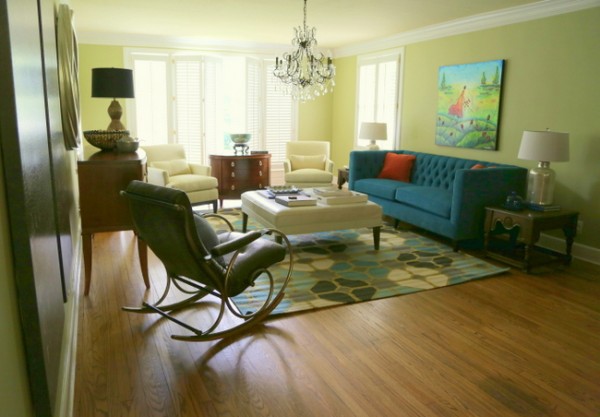 designer living room nashville