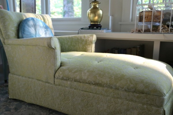 vintage chaise lounge