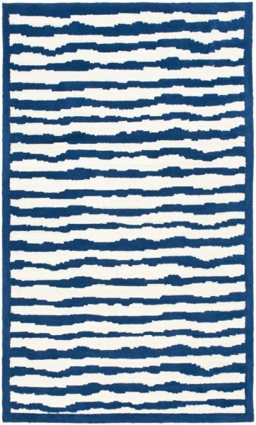 deconstructed zebra rug