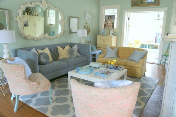 pastel living rooms
