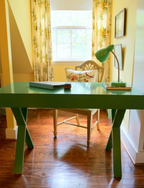 world market emerald green desk