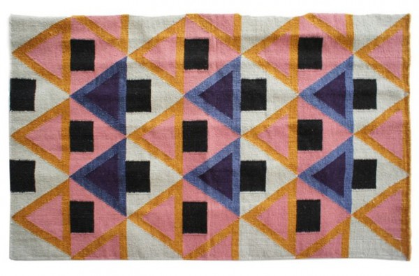 deconstructed aztec rug
