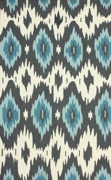 deconstructed ikat rug