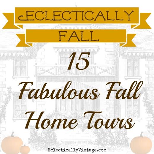 eclectically vintage fall home tour