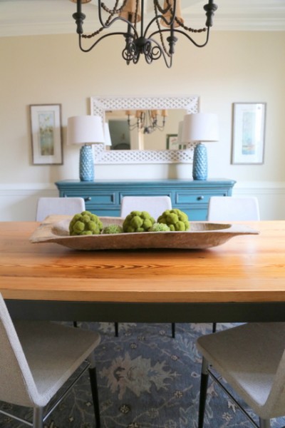 mismatched dining room design