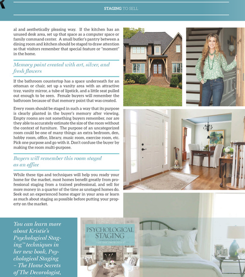 the decorologist in everyday home magazine