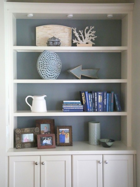 bookcase styling