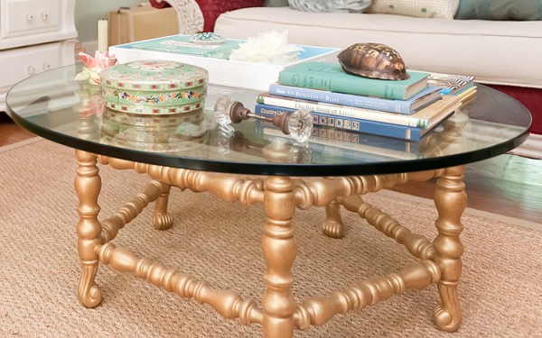 gold painted furniture