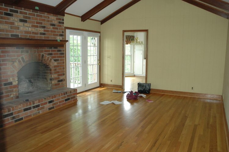 painting brick fireplace