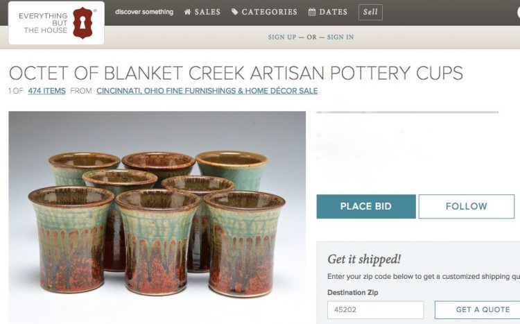 blanket creek pottery
