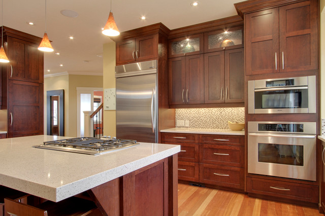 best granite countertops for cherry cabinets