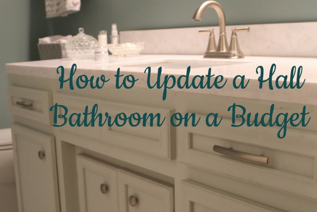 How to Update a Hall Bathroom on A Budget