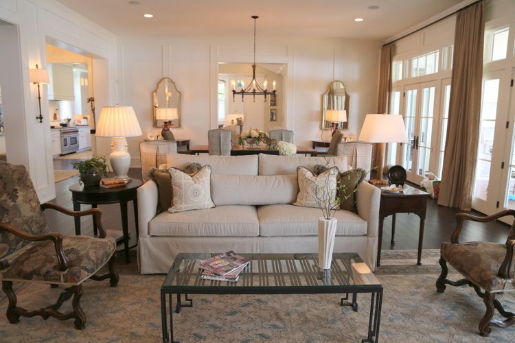 neutral designer living room